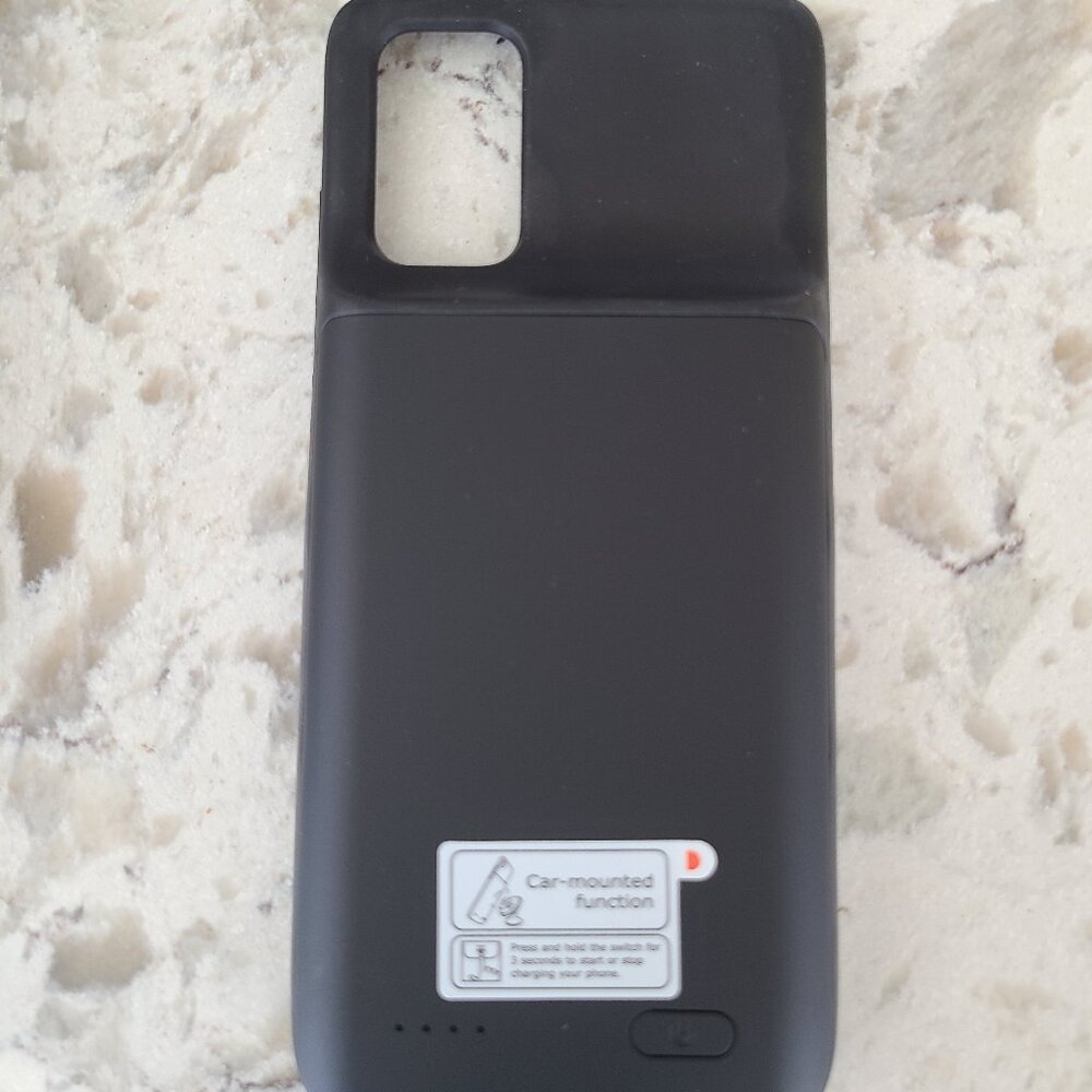 Galaxy S20+ battery case and screen protector